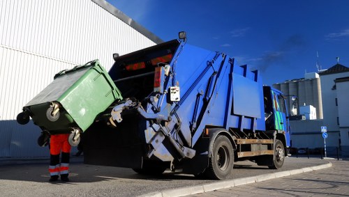 Eco-friendly disposal during garage clearance