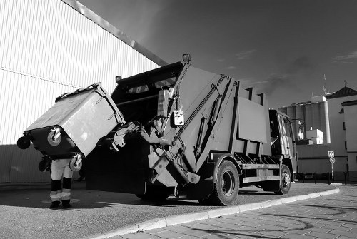 Recycling center accepting furniture